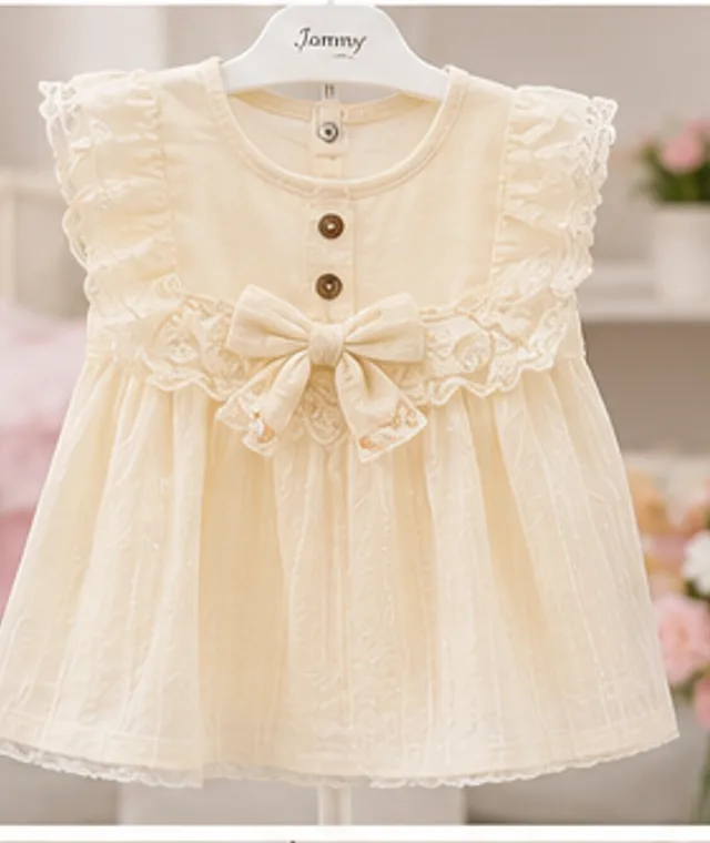 Robe bebe ivoire